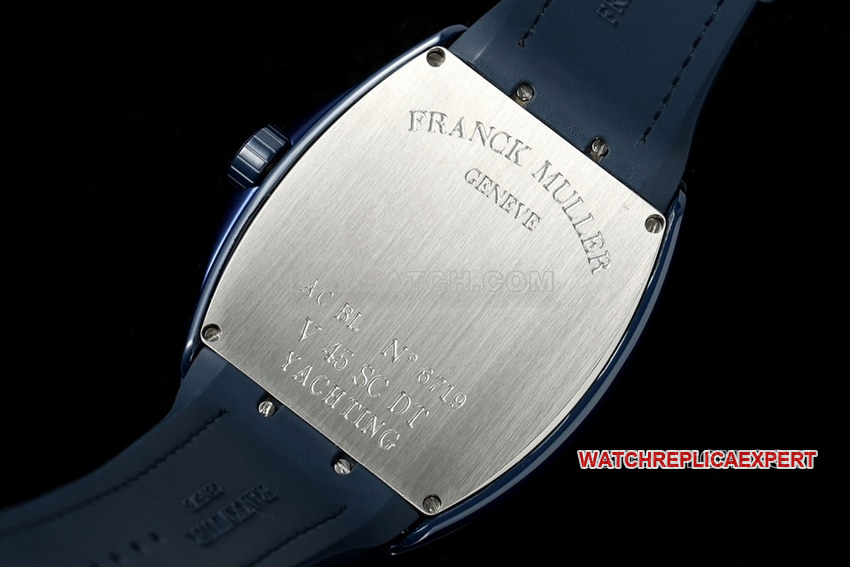 T+plus factory Franck Muller 1:1super cloneblack dial blue V45caseback live photo