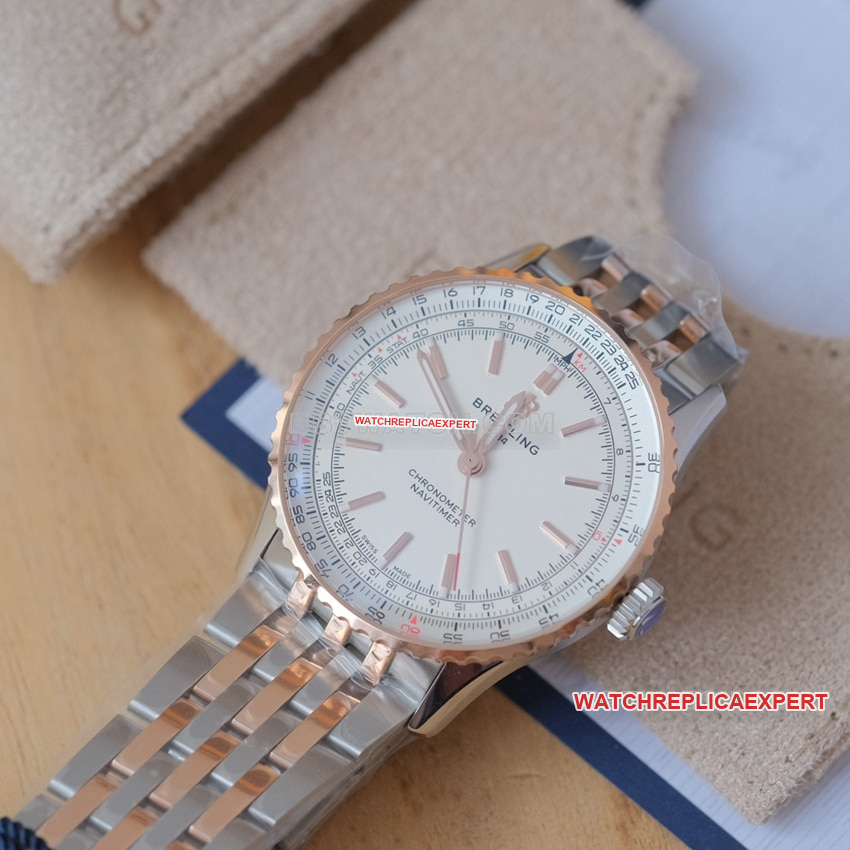 Breitling aviation chronographtop-tier 1:1high-quality Collectsilver white dialU17329F41G1U1front live photo