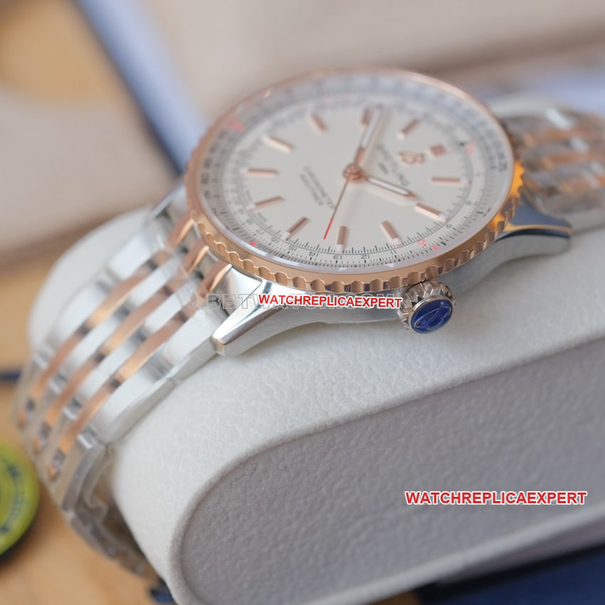 Breitling aviation chronographtop-tier 1:1high-quality Collectsilver white dialU17329F41G1U1front live photo