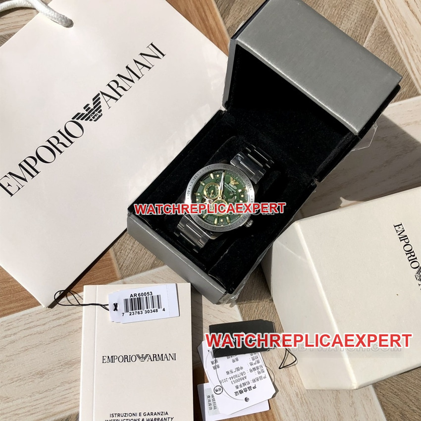Overall live photos of Armani Original Factory top-tier Collectgreen hollow disc steel bracelet model