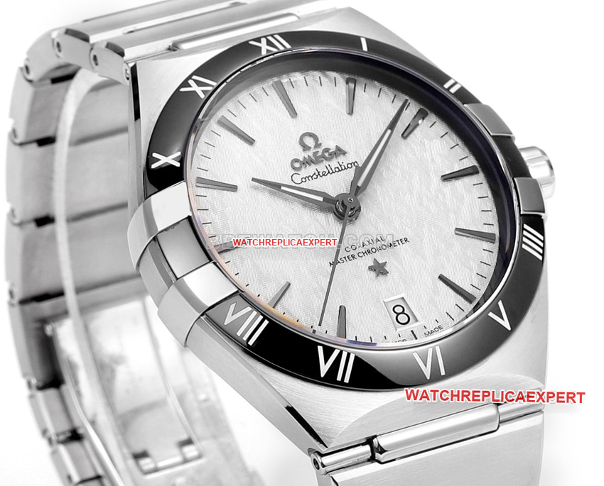 V+ Factory Omega Constellation top-tier Collectgray plate steel bracelet model 131.30.41.21.99.001front live photo
