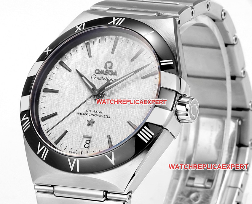V+ Factory Omega Constellation top-tier Collectgray plate steel bracelet model 131.33.41.21.06.001front live photo