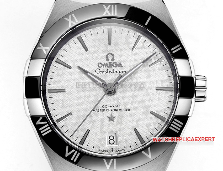 V+ Factory Omega Constellation top-tier Collectgray plate steel bracelet model 131.33.41.21.06.001front live photo