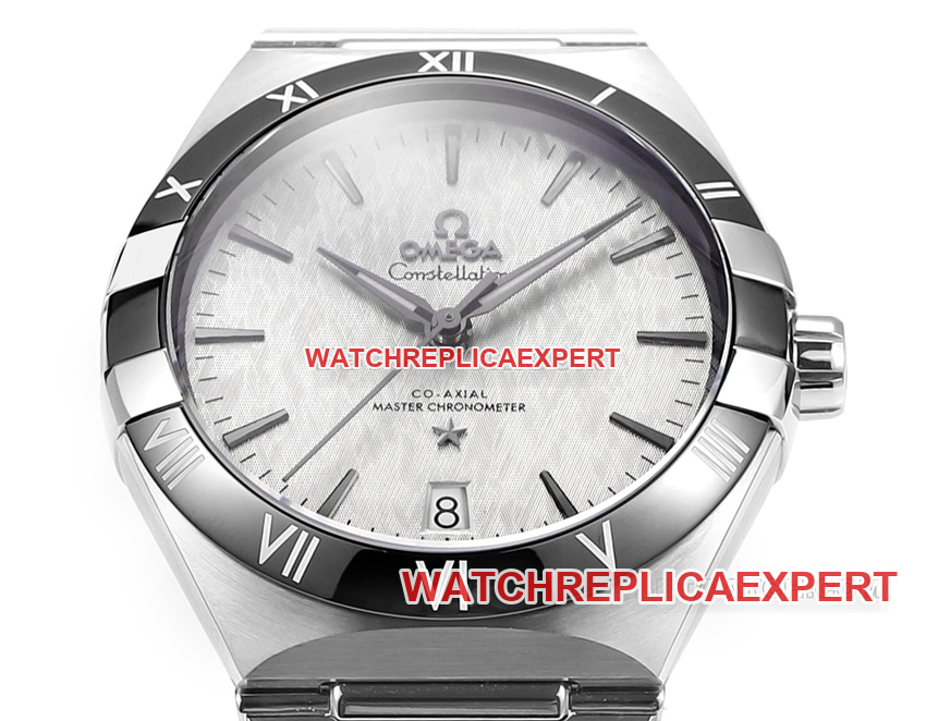 V+ Factory Omega Constellation top-tier Collectgray plate steel bracelet model 131.33.41.21.06.001front live photo
