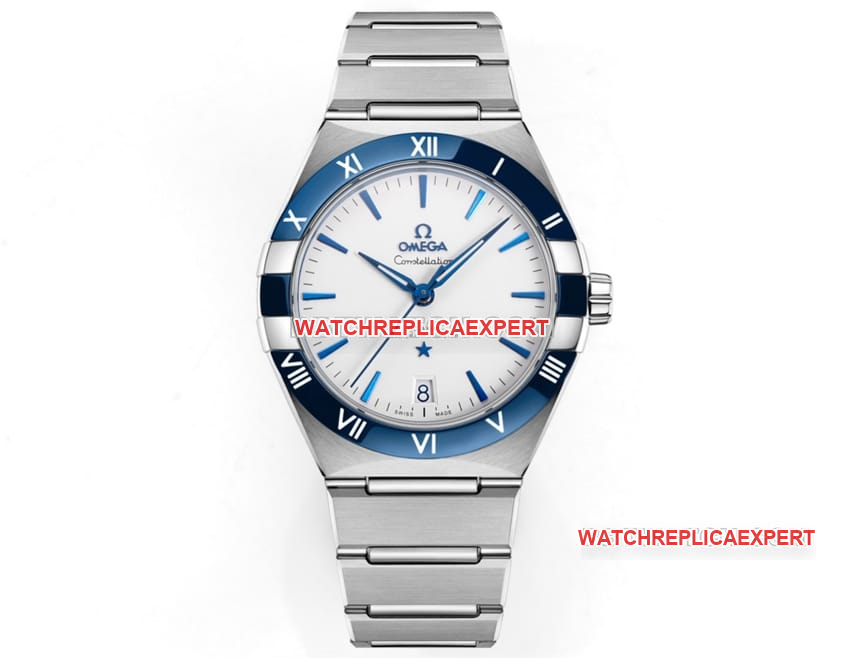 Omega V+ Factory Constellation 41mm Extreme Chronometer 1:1 Super A Fine Imitation White Dial Mechanical Steel Strap 131.33.41.21.04.001