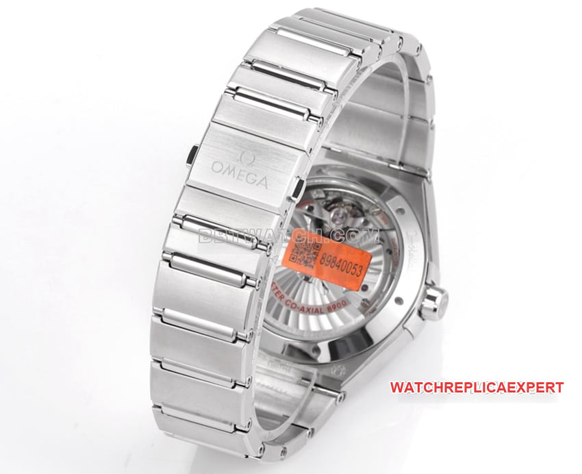 V+ factory Omega constellation 1:1 super clonewhite dialsteel bracelet model 131.33.41.21.04.001braceletlive photos