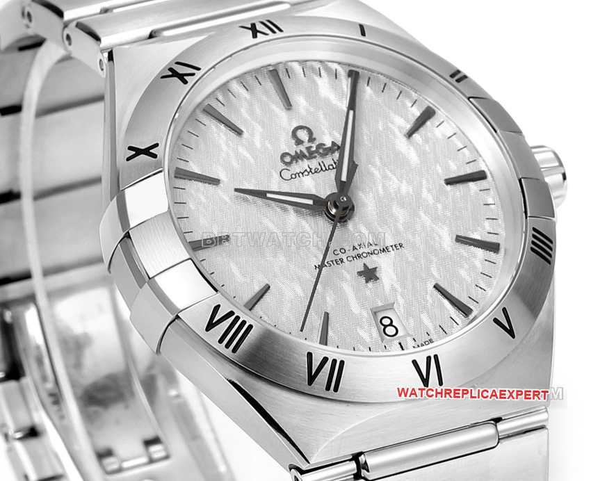 V+ Factory Omega Constellation 1:1top-tier Collectgray plate steel bracelet model 131.12.41.21.06.001front live photo