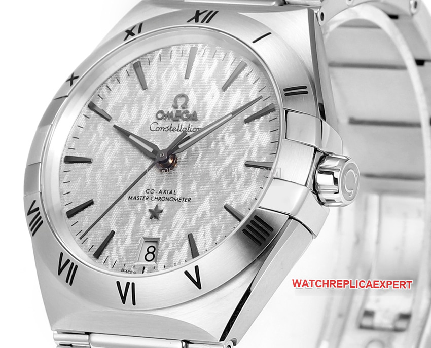 V+ Factory Omega Constellation 1:1top-tier Collectgray plate steel bracelet model 131.12.41.21.06.001front live photo