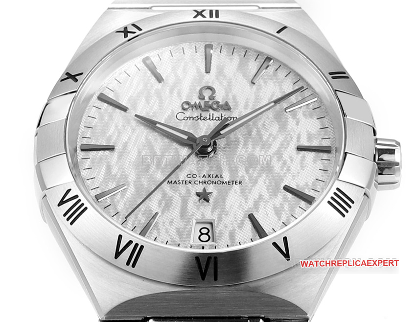 V+ Factory Omega Constellation 1:1top-tier Collectgray plate steel bracelet model 131.12.41.21.06.001front live photo