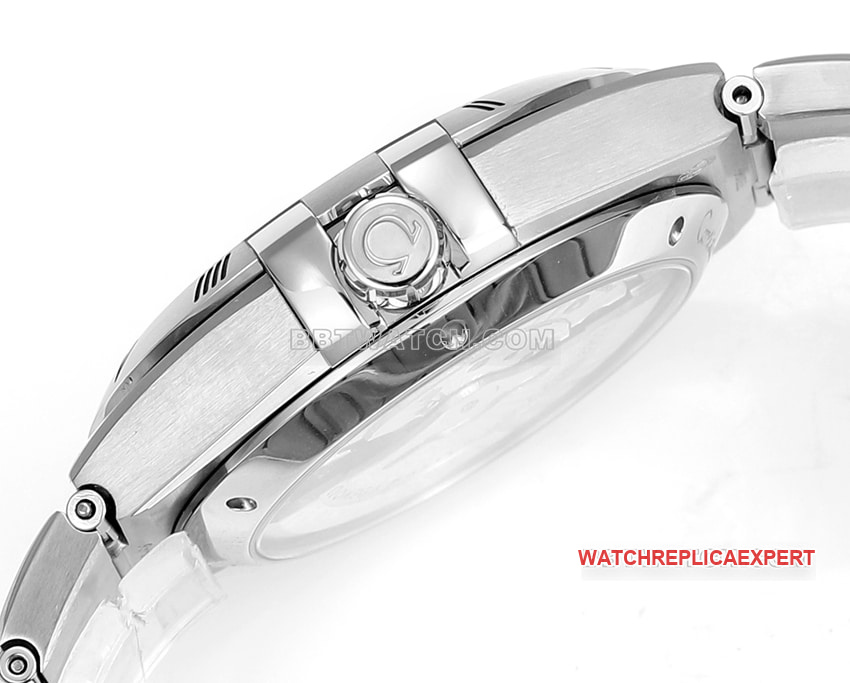 V+ Factory Omega Constellation Original Factory top-tier Collectgray plate steel bracelet model 131.12.41.21.06.001side live photo