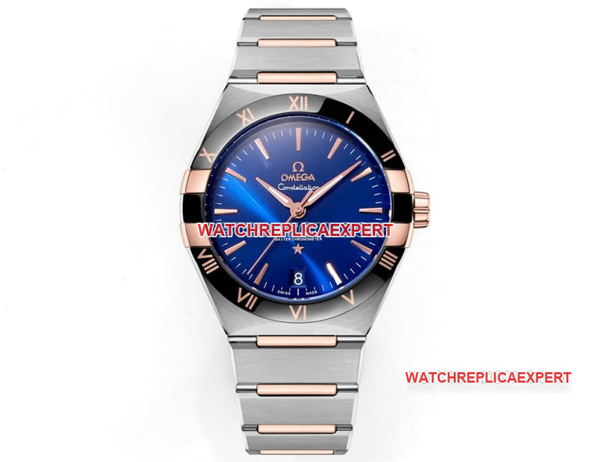 Omega V+ Factory Extreme Chronometer Constellation Top Edition Blue Dial Mechanical Steel Strap 131.23.41.21.03.001
