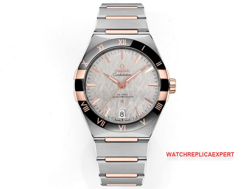 Omega V+ Factory 1:1 Super A Super Clone Constellation 41mm Rhodium Gray Dial Model 131.23.41.21.06.001