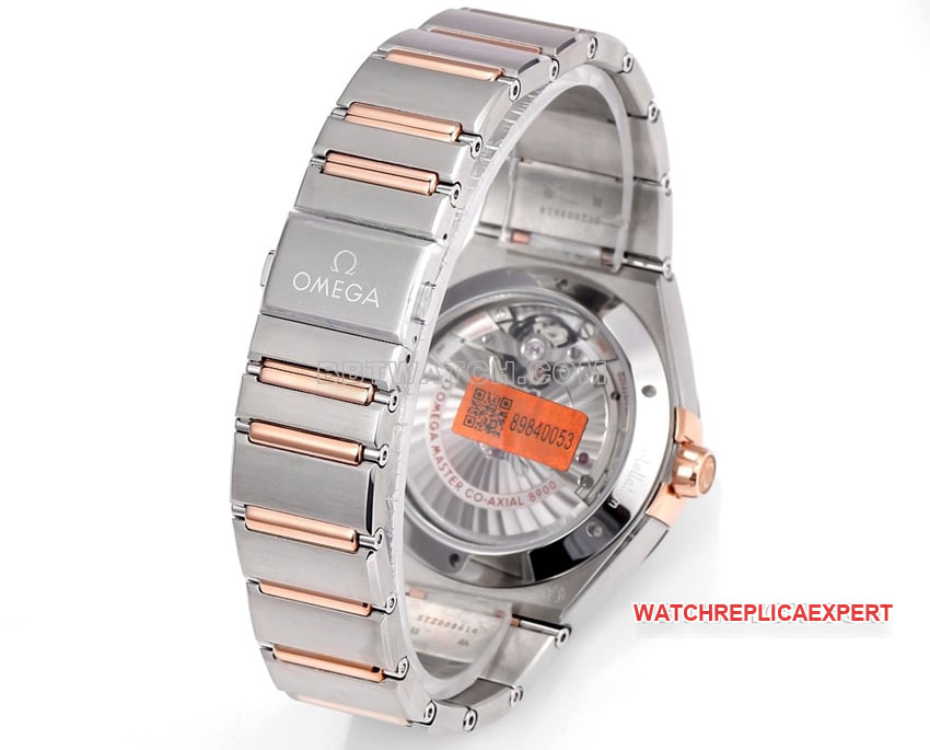V+ Factory Omega Constellation Original Factory super clone rhodium gray plate steel bracelet model 131.23.41.21.06.001braceletlive photos