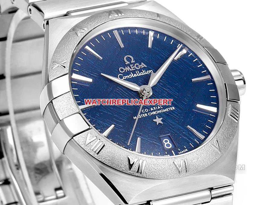 V+ factory Omega constellation top-tier 1:1super cloneblue dial131.30.41.21.99.003front live photo