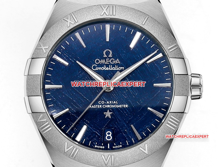 V+ factory Omega constellation top-tier 1:1super cloneblue dial131.30.41.21.99.003front live photo