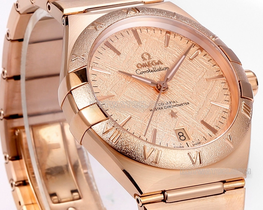 V+ factory Omega constellation top-tier Collectpink disk rose gold131.50.41.21.99.002front live photo