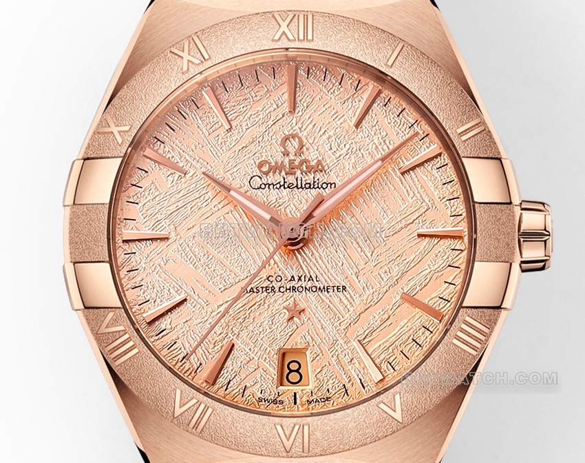 V+ factory Omega constellation top-tier Collectpink disk rose gold131.50.41.21.99.002front live photo