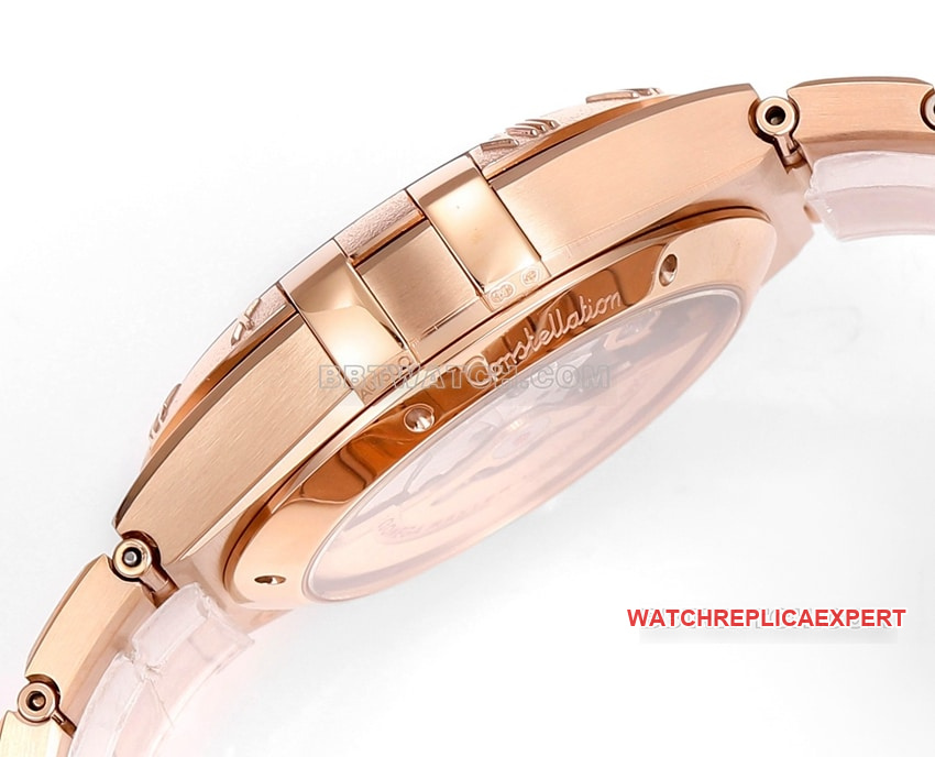 V+ factory Omega constellation top-tier Collectpink disk rose gold131.50.41.21.99.002side live photo