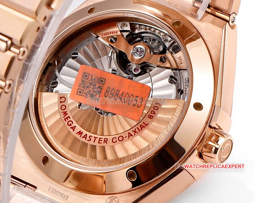 V+ factory Omega constellation top-tier Collectpink plate rose gold131.50.41.21.99.002caseback live photo