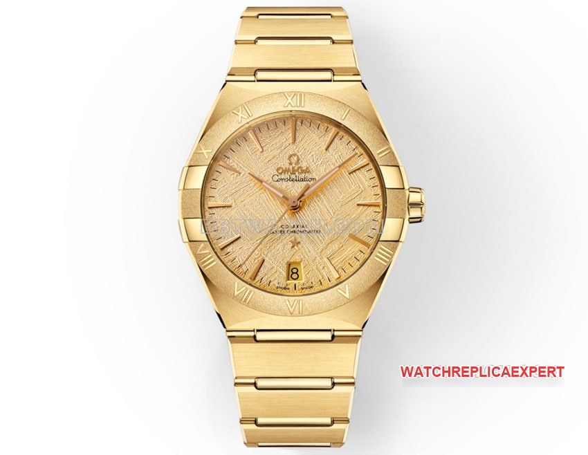 Omega V+ Factory Omega Omega Constellation 41mm Extreme Chronometer 1:1 Super A Super Clone Gold Mechanical Watch 131.50.41.21.99.001