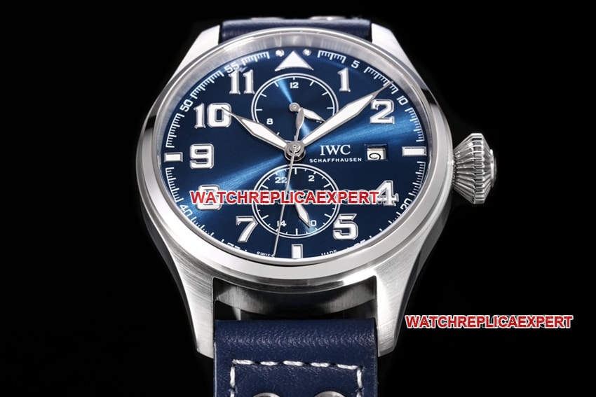 TW factory IWC pilot top-tier 1:1super cloneblue dialIW515202front live photo