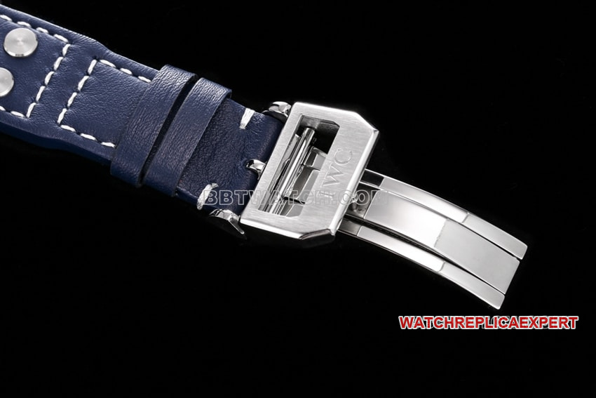 TW factory IWC pilot top-tier 1:1super cloneblue dialIW515202clasplive photos