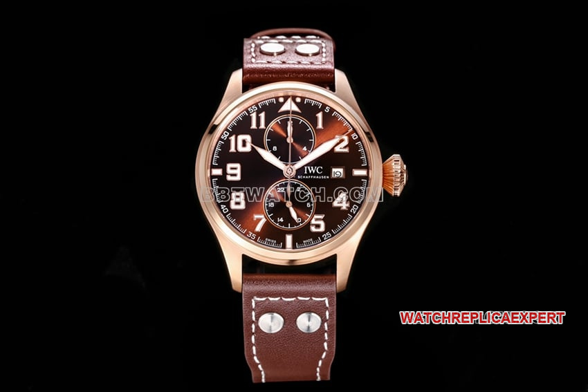 TW Factory IWC IW515204 Pilot Top Réplique Cadran Marron Montre Mécanique