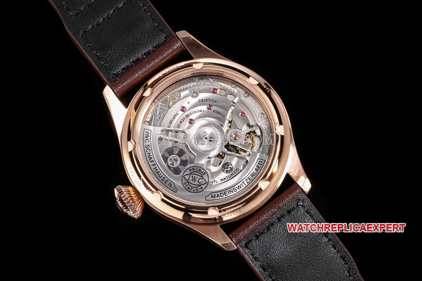TW factory IWC pilot Original Factory super clone red gold silver dialchronograph caseback live photo