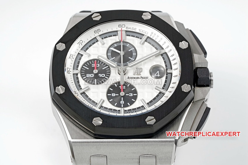 APS factory Audemars PiguetRoyal Oak offshore type 1:1super clonewhite dial26400front live photo