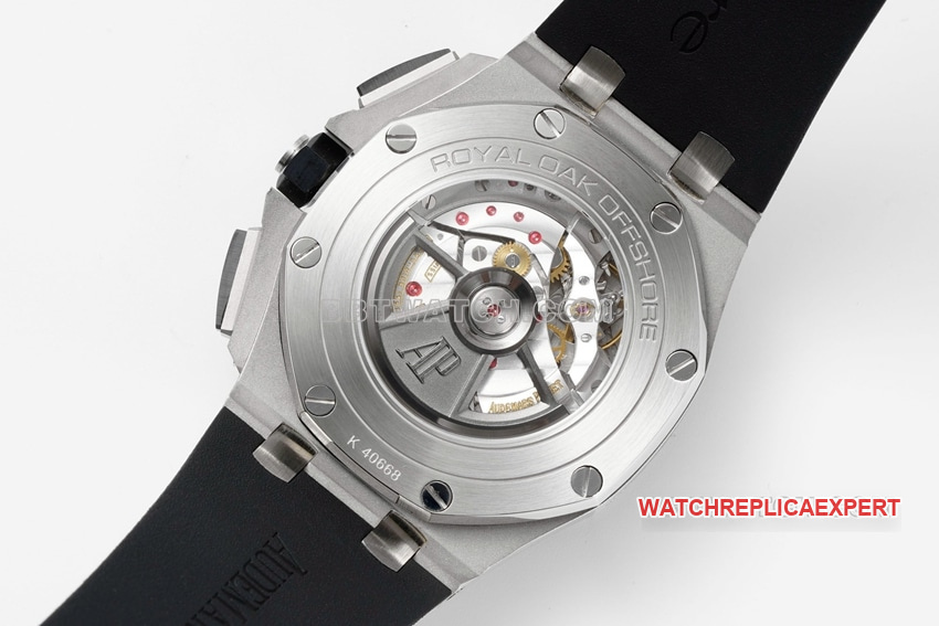 APS factory Audemars PiguetRoyal Oak offshore type 1:1super clonewhite dial26400caseback live photo