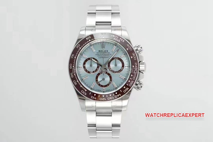 APS Factory Rolex Daytona Super A Super Clone 4131 Ice Blue Dial Chronograph Mechanical Watch