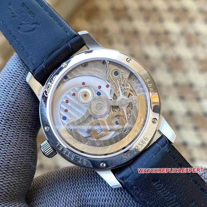 APS factory Glashütte Original original eccentric 1:1top-tier replicawhite dial1-90-02-42-32-50caseback live photo