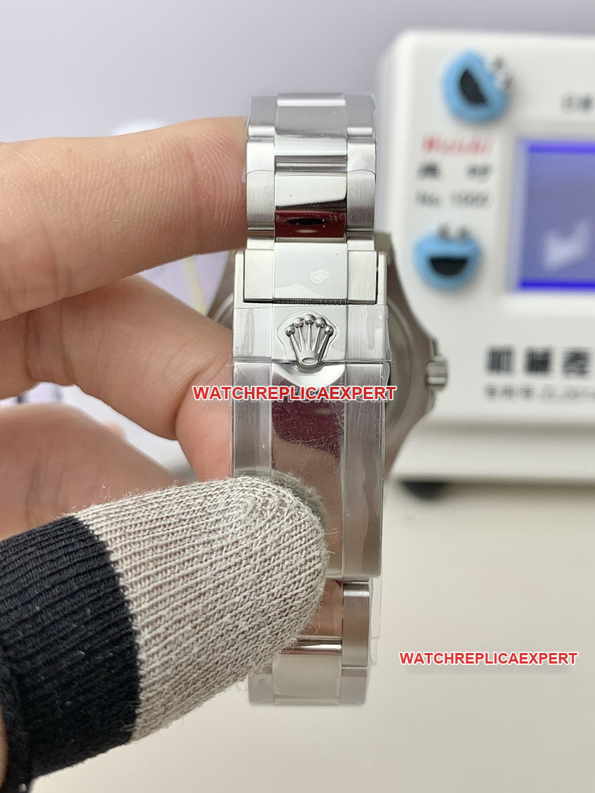 Rolex Yacht-Master top Original Factory exquisite Collectblue dial 3235 steel strap real shot picture