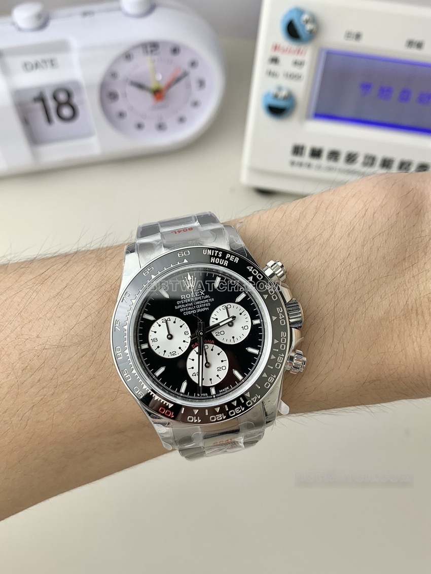 QF Factory Rolex Daytonatop-tier 1:1super clone Le Mans 100th Anniversary Edition M126529 wearing live photos