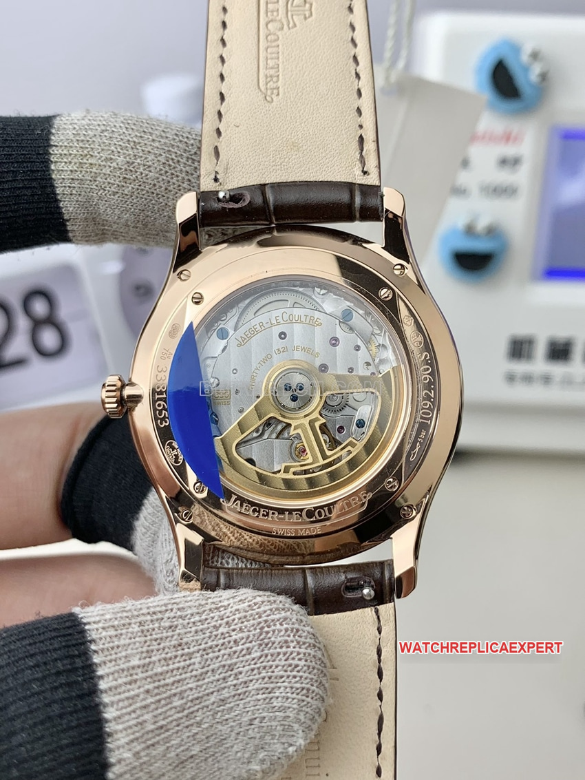 APS factory Jaeger-LeCoultre master 1:1top-tier replica eggshell yellow plate 1212510caseback live photo