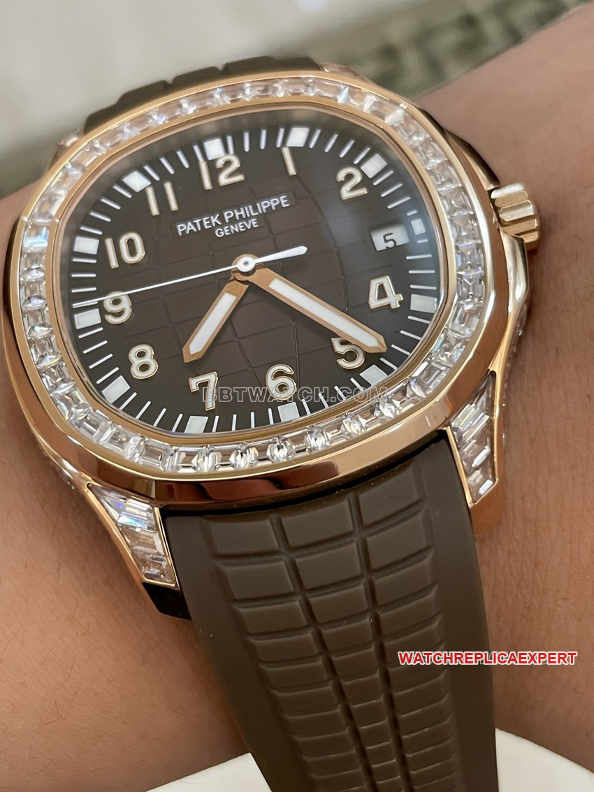 Patek Philippe1:1top-tier Collectgrenade coffee tray diamond rubber model front live photo