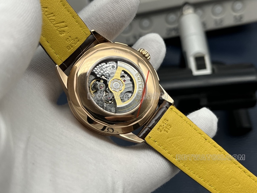 GF FactoryBreitling 1:1 super clonesilver dial annual calendar RB2510371G1P1caseback live photo