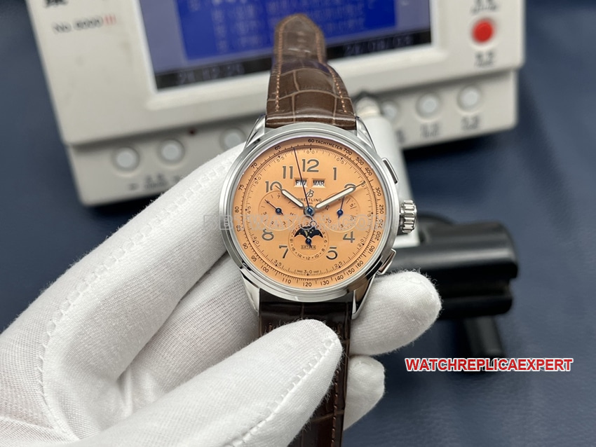 Breitling GF Factory AB2510201K1P1 Puya 1:1 Premium-Quality Super Clone Copper Color Plate Annual Calendar Mechanical Watch