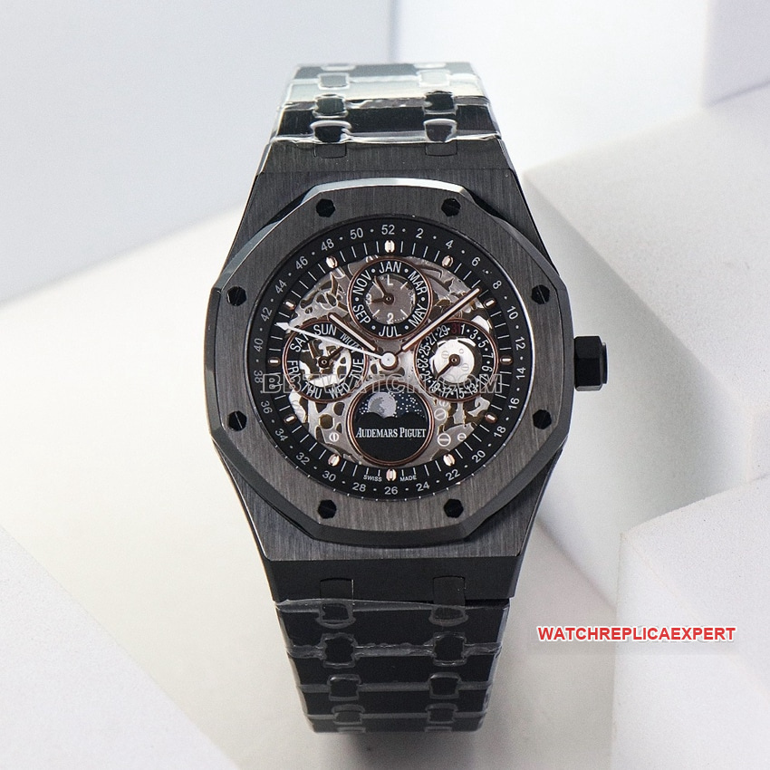 Audemars Piguet Royal Oak 26585CE One-to-One Super A super clone Skeleton Dial Perpetual Calendar Mechanical Watch