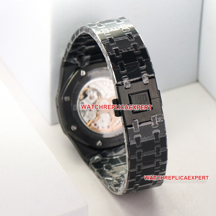 Audemars PiguetRoyal Oak1:1super clone skeleton plate perpetual calendar 26585CEbraceletlive photos