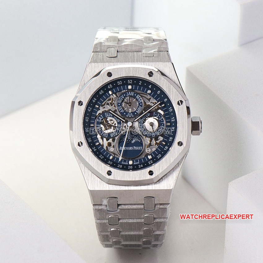 Audemars Piguet Royal Oak 26574ST Skeleton Dial Ultra-A Replica Mechanical Steel Band Audemars Piguet