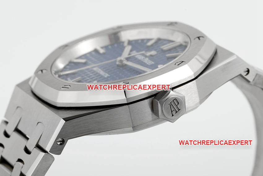 ZFAudemars PiguetRoyal Oak1:1super cloneblue dial15450STside live photo