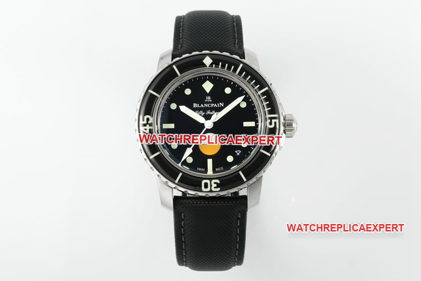 Blancpain Fifty Fathoms Super A Super Clone Black Dial Mechanical Watch 5008-1130 B52A ZF