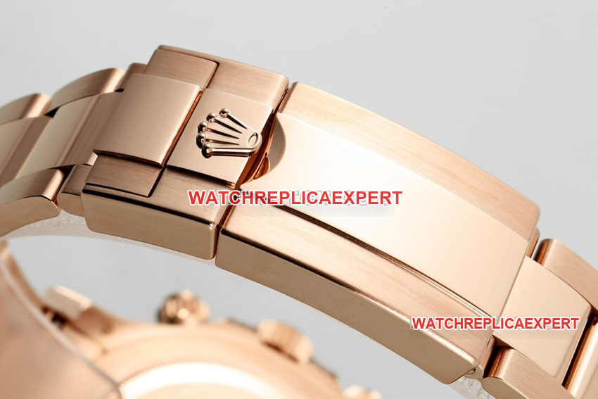 ZF FactoryRolexDaytonatop-tier 1:1super clone rainbow di rose gold116595 RBOWbraceletlive photos