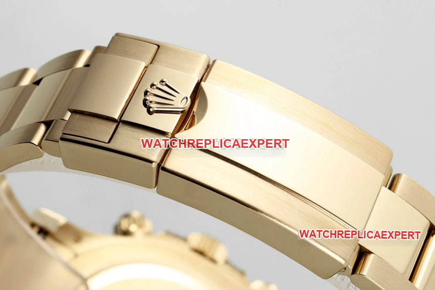 ZF factory rolex daytona top Collectrainbow di gold 116598 RBOW strap real picture