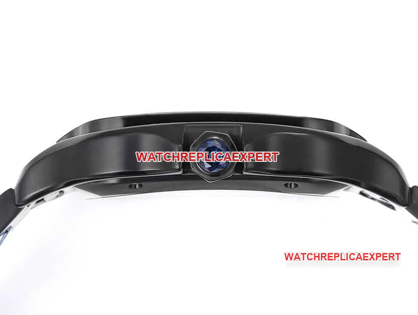 THB factory Cartier Santos top-tier 1:1high-quality replica black white dialsteel bracelet model side live photo