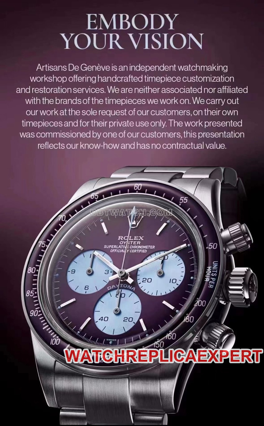 ADG factory Rolex Daytonatop-tier 1:1super clone purple plate chronographsteel bracelet front live photo