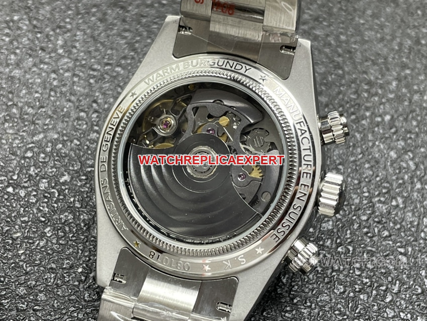 ADG factory Rolex Daytonatop-tier 1:1super clone purple plate chronographsteel bracelet caseback live photo