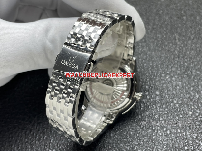 VS FactoryOmega De Ville 1:1 super clone pink plate 434.10.34.20.02.002braceletlive photos
