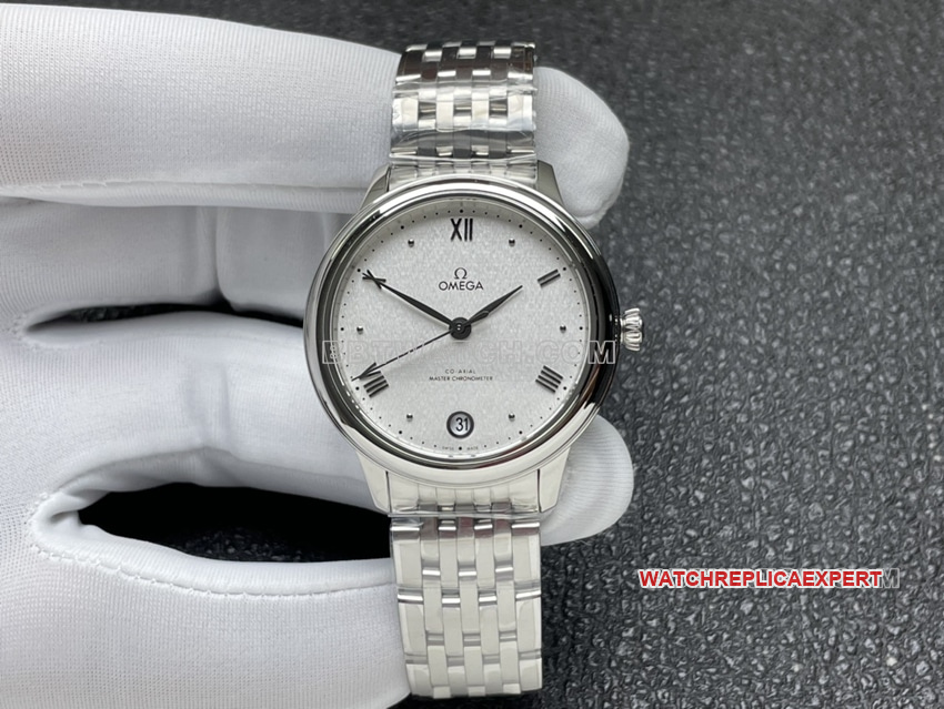 VS Factory Omega VS Omega Damen 1:1 Top Super Clone mechanische Uhr Discus Silver Plate Aktuelles Video